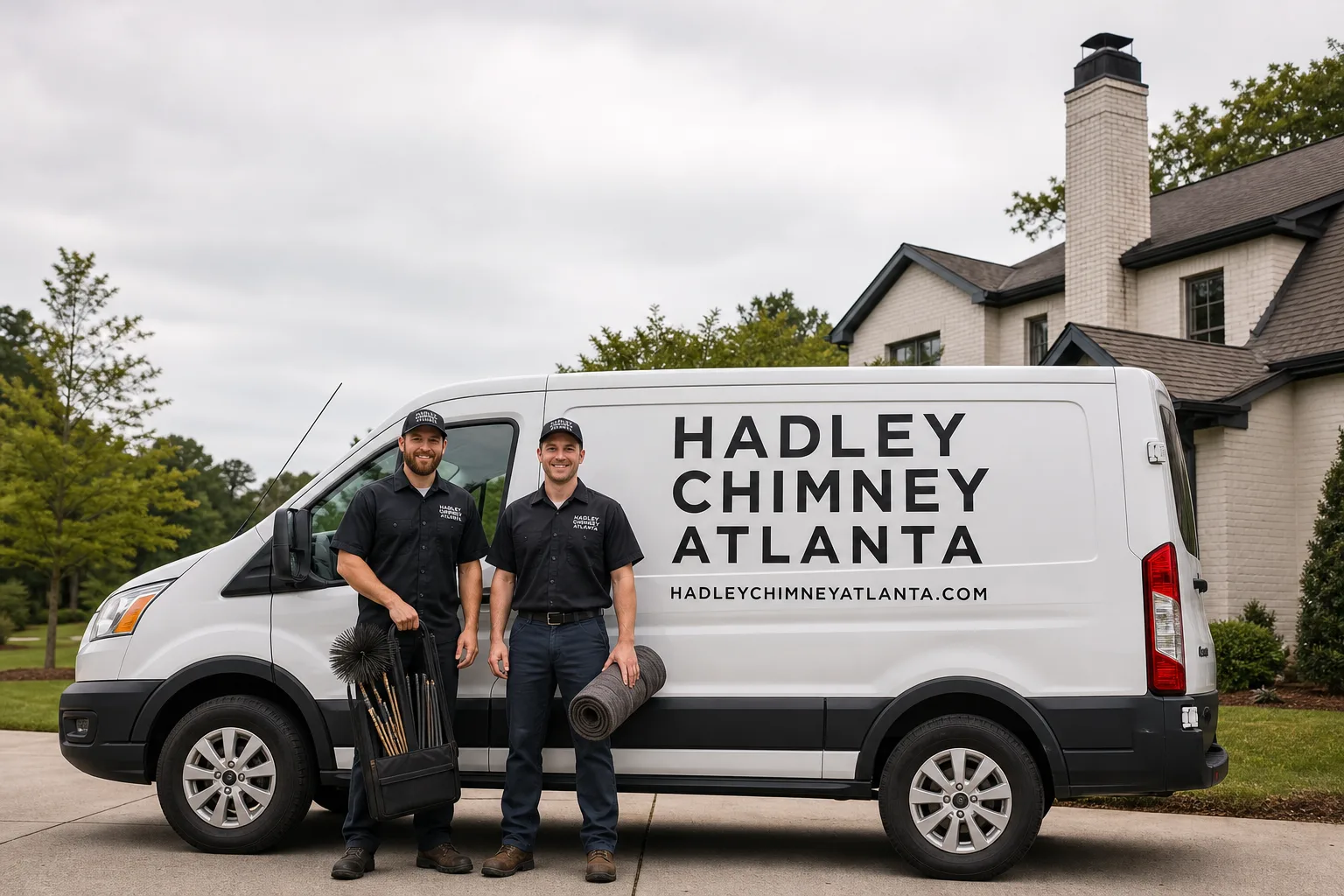 Hadley Chimney Atlanta chimney cleaning team